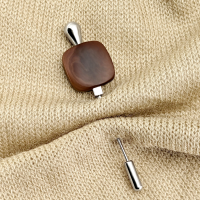 Fibule tagua marron 1 0 900