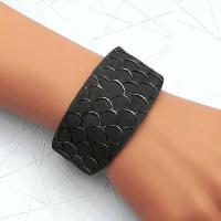 Manchette tilapia noir argent mat 2 0 700