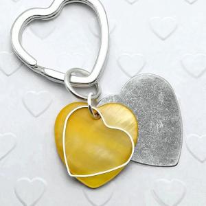Porte cles te quiero jaune 9