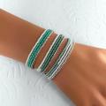 Bracelets wrap/collier Diego les bleus marins