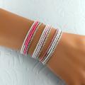 Bracelets wrap/collier Diego les roses